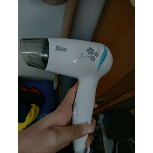 KRIS HAIR DRYER PH2603 PUTIH 600W/ACE HAIR DRYER W/ BLISTER CARD/ACE KRIS PENGERING RAMBUT 600WATT