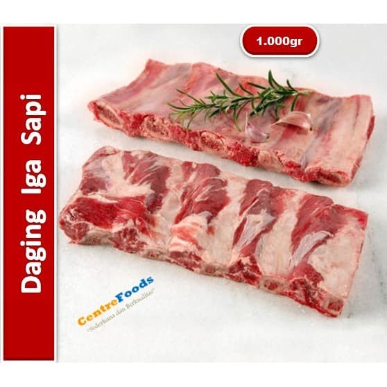 

Daging Iga Sapi - Beef Ribs Fresh | 1.000gr [ Harga Per KG ]