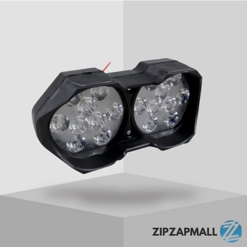 Lampu Tembak Motor ATV LED Spotlight 18 LED / Lampu Tembak Sorot Motor Beat Matic Nmax Rx King Trail Super Terang LED Waterproof Mini / Lampu Motor LED Variasi Depan Super Terang Jarak Jauh Anti Kabut Anti Air Bulat Warna Putih Terang Murah Original