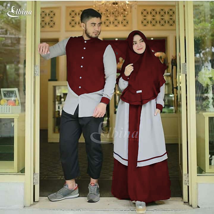 Gamis Couple Syari + Baju Koko