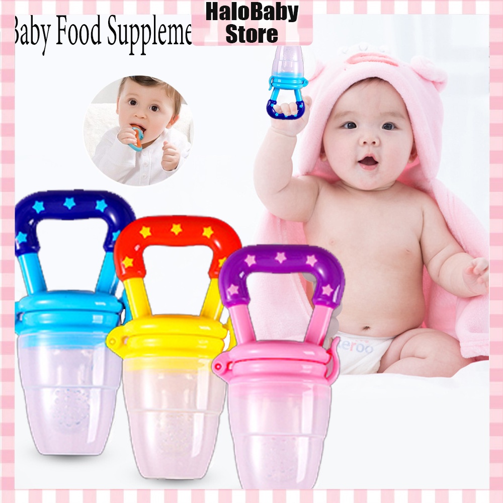 Halobaby Baby Fruit &amp; Food Feeder Empeng Buah Bayi / Baby Fruit Feeder