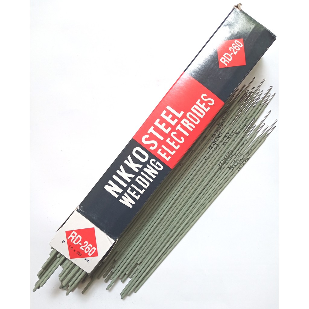 [50BATANG] Kawat Las 1.6 mm x 250 mm Nikko Steel RD260 Welding Electrodes