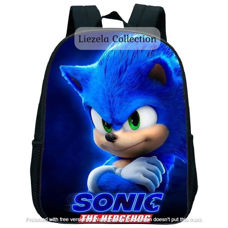 Tas Karakter Anak Tas Anak Anak Tas Gambar Sonic Tas Sekolah Anak Laki Laki Tas Anak PAUD,TK dan SD