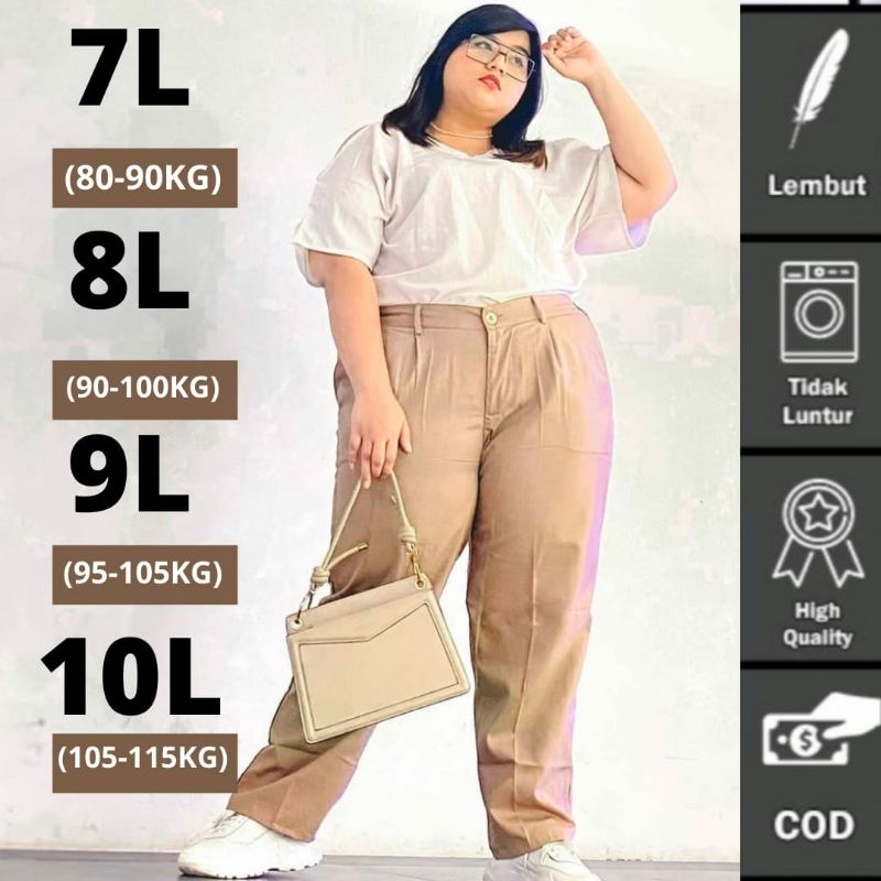 JUMBO BAGGY PANTS PREMIUM SIZE 7L 8L 9L 10L//CELANA KERJA JUMBO//BB 120KG//BIIGEE PANTS//BILGENZ PAN