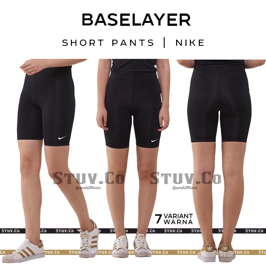 CELANA DALEMAN PANTS BASELAYER PENDEK OLAHRAGA RENANG SENAM GYM FITNESS PRIA WANITA