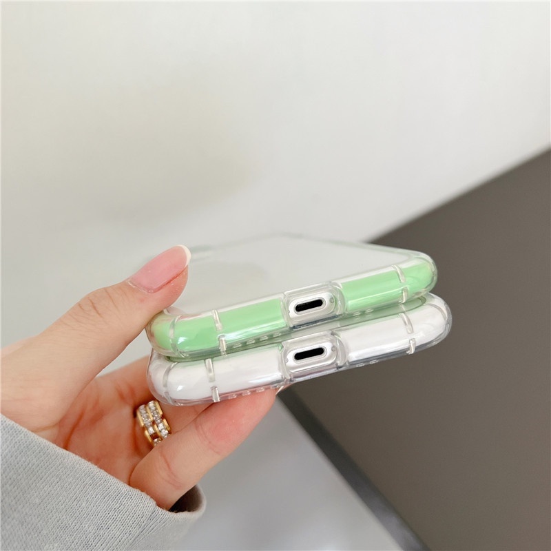 Soft Case Transparan Luminous Shockproof Cover iPhone 13 12 11 Pro X XS Max XR