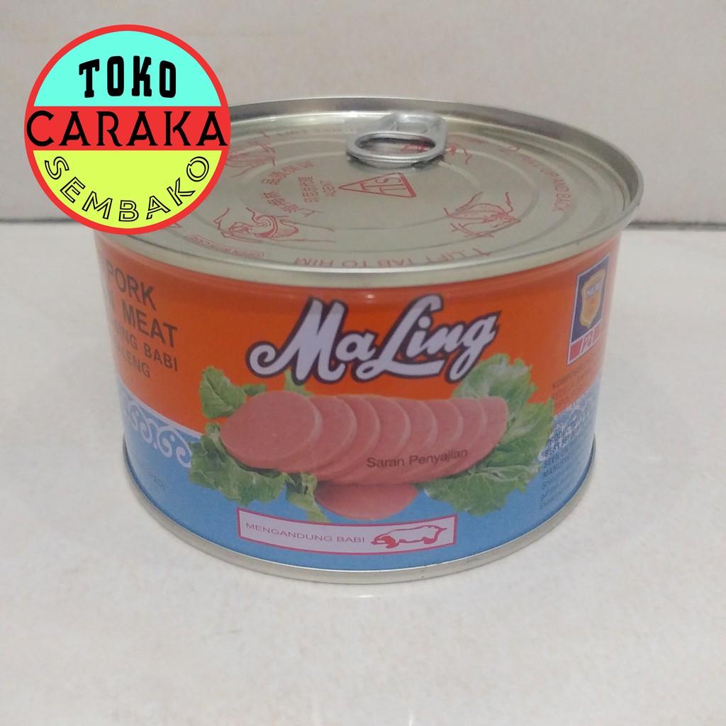 

Ma Ling Daging Ham Kaleng Besar TTS - Maling Pork 397g