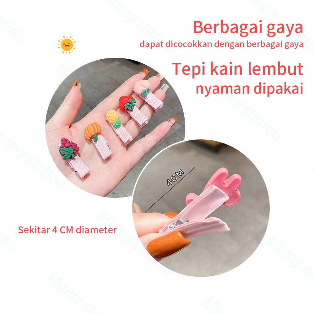 Mumystation Jepitan Anak Lucu Gaya Korea Model Karakter/jepit rambut anak lucu 10pcs