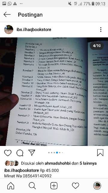 Nasihat abah saat nikah