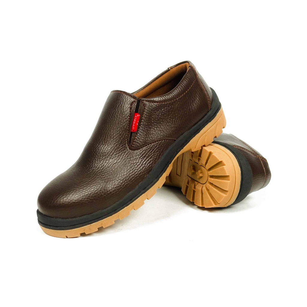 Sepatu Safety Semi Boots Pria Ujung Besi Model Slip On Mamojo Store SEFIRO