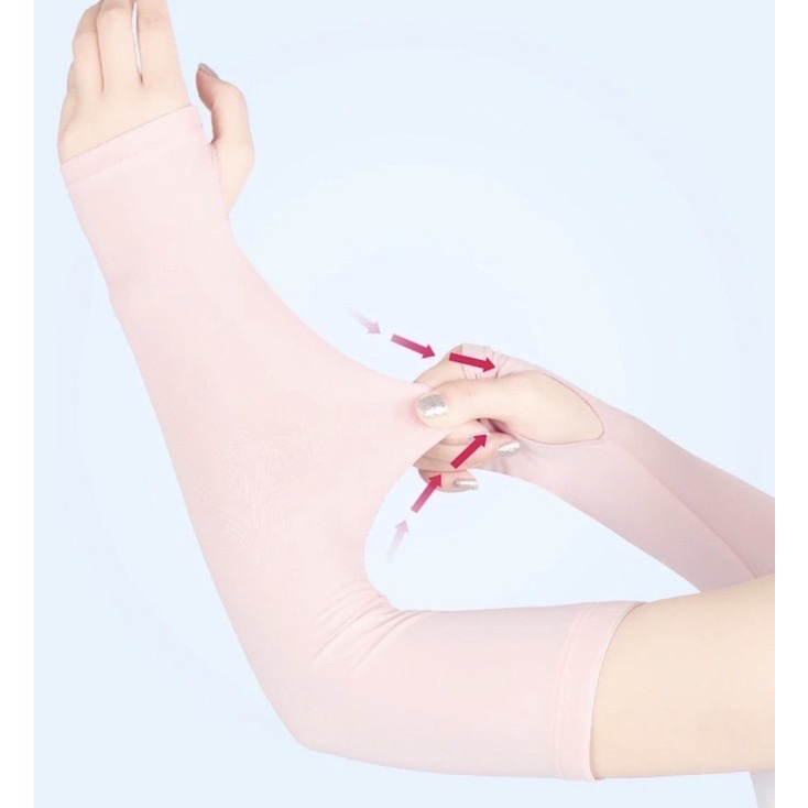 Manset Sarung Lengan Muslim Panjang Polos Handsock Arm sleeve Spandek Cewek Cowok Olahraga - BUM