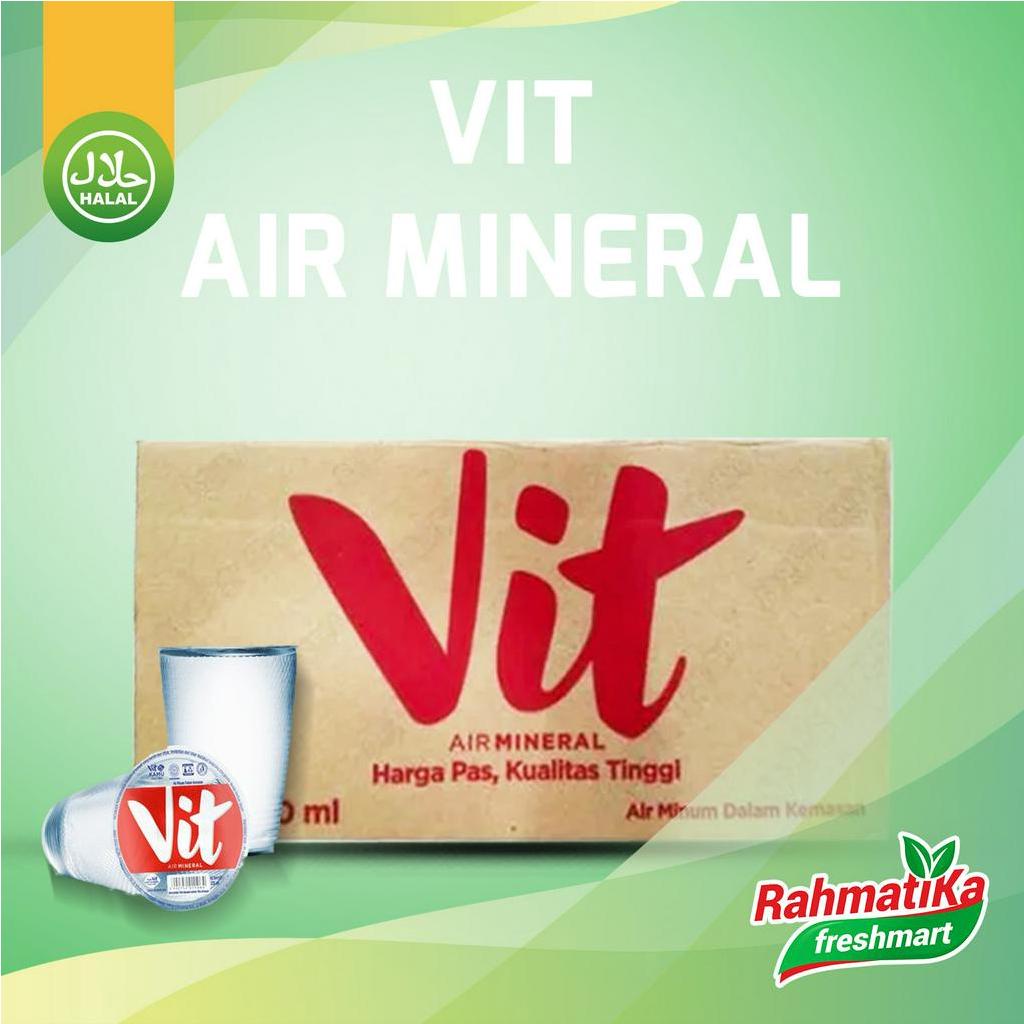 VIT Air Mineral Gelas 200ml (1 Dus/Karton)