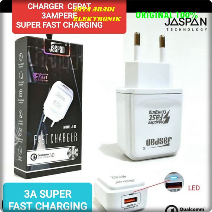 J08 ORIGINAL JASPAN 3A BATOK KEPAL CHARGER SUPER FAST CHARGING AUTO ID ADAPTER POWER BISA UNTUK SEGALA USB TYPR C MAUPUN MIKRO DAN BISA UNTUK SEGALA JENIS HANDPHONE DAN GADJET OTOMATIS VOLT SESUAI GADJETNYA