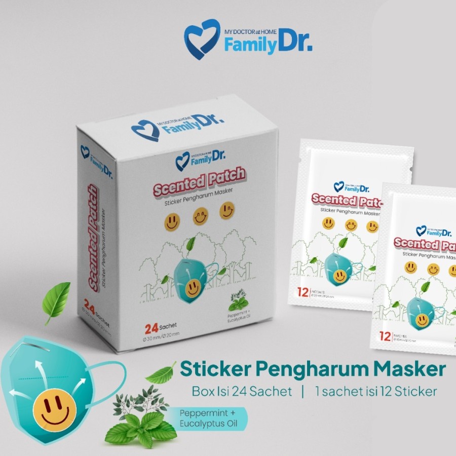 Scented Patch Mask - Stiker Pengharum Masker Family Dr - Pewangi Masker