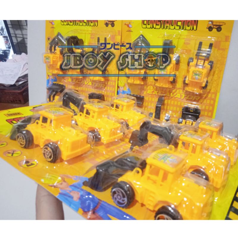 MAINAN KONSTRUKSI SET ISI 6 / MAINAN TRUK KONSTRUKSI / MAINAN TRUK BEKO