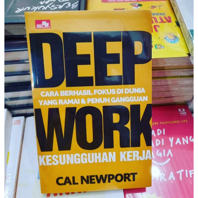 jual buku Deep work ori by cal newport