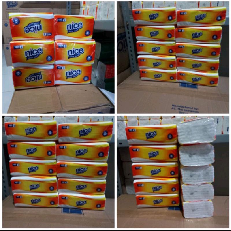 tissue nice 180 sheets paket 10pcs