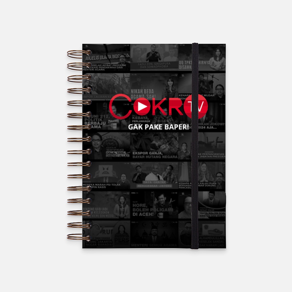 

Hard Cover Notebook CokroTV Logo (B)