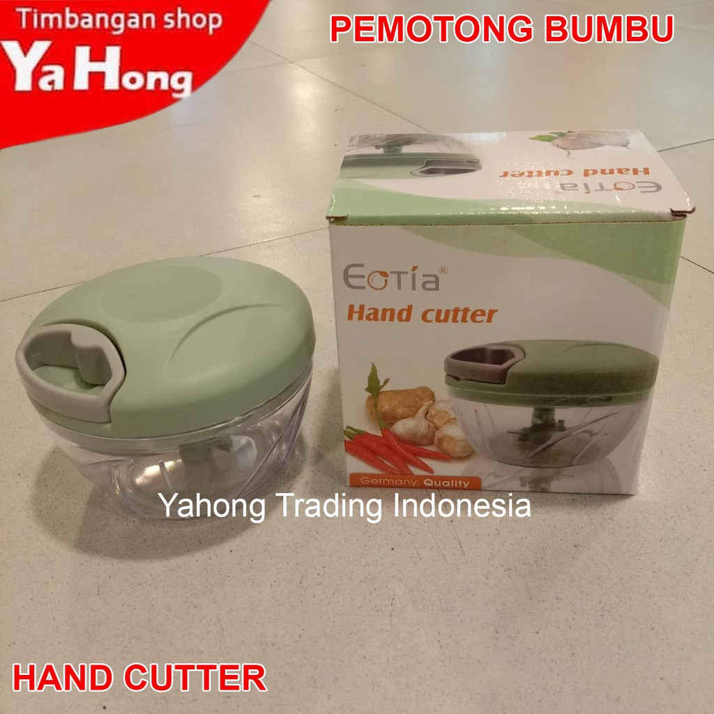 Hand Cutter Pencacah Penghalus Pemotong Blender Bumbu Bawang Sayur