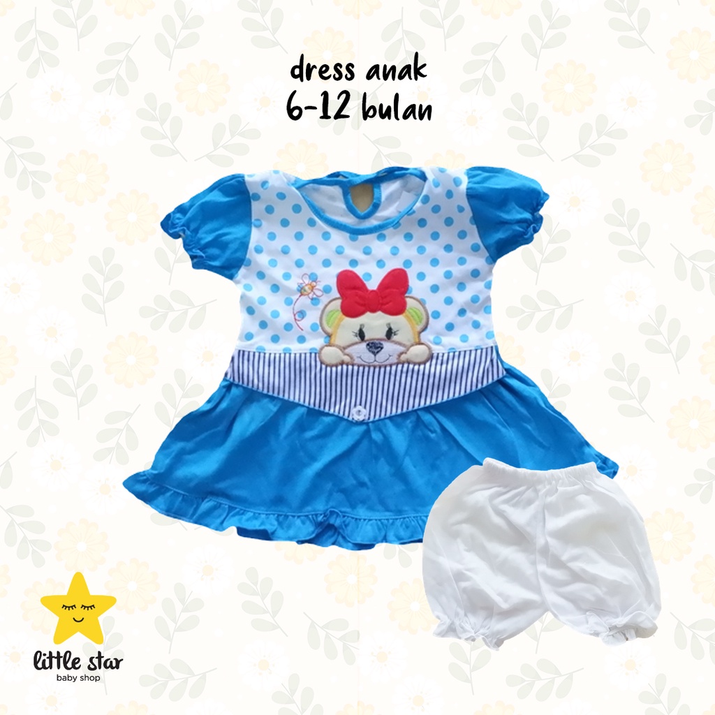 Dress Anak Bayi Perempuan | Set Setelan Baju Bayi Cewek