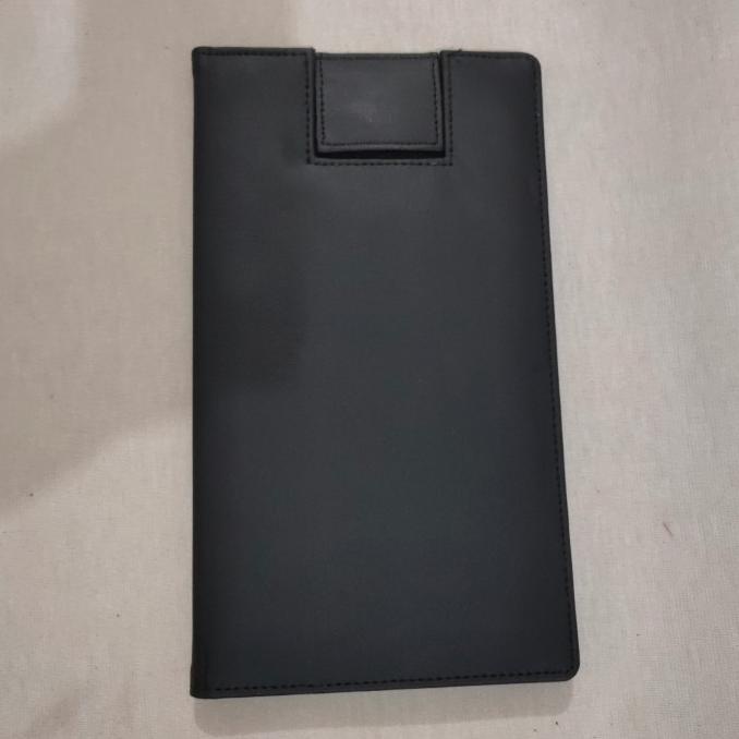 

BOLEH DROPSHIP Bill Holder Leather PVC