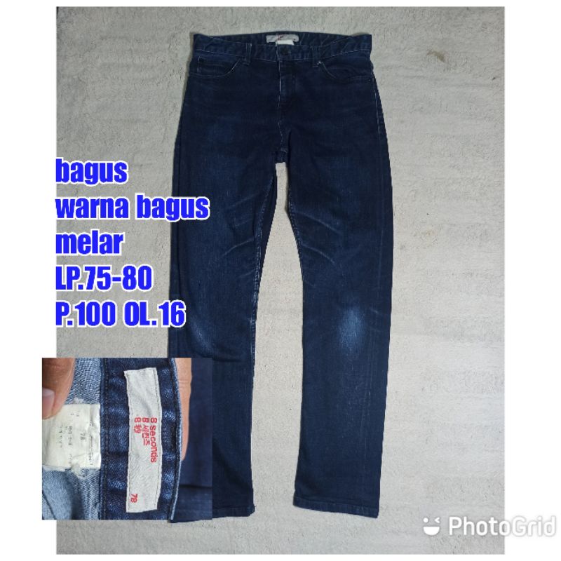 celana jeans pria laki-laki 8 seconds