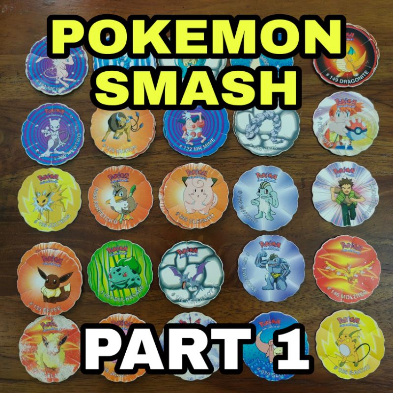 Tazos Tajos Pokemon Smash Generasi 3 Hadiah Chiki Rare (PART 1)