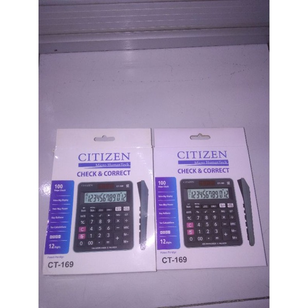 

KALKULATOR CITIZEN CT-169
