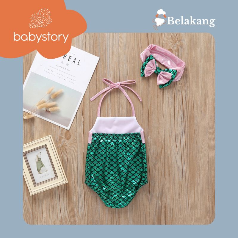 Mermaid Swimming suit Baju berenang anak perempuan baju renang anak