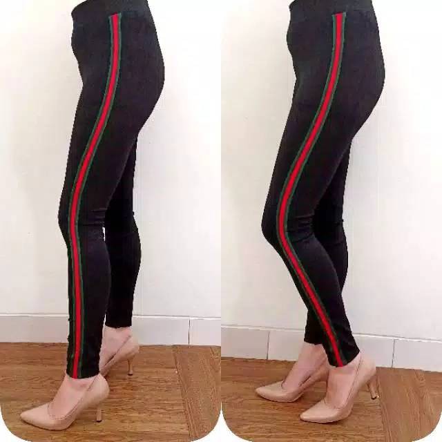 GROSIR LEGGING IMPORT GC BLACK SKR-3307 / LEGGING IMPORT