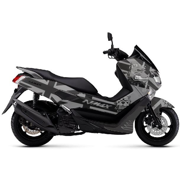 Decal Stiker Full Body motor Nmax 155  -  Pitbull Abu-Abu