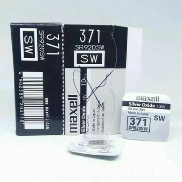 BATERAI BATRE BATTERY MAXELL 920 MAXELL 371 SR920SW BATERE JAM TANGAN DLL