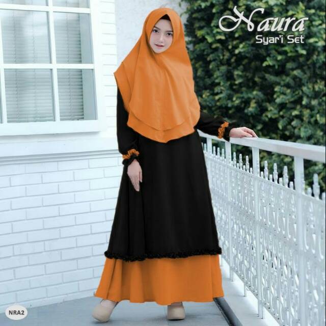 RAMDHAIMA SET Gamis Syar'i by Lubna Gamis Syari