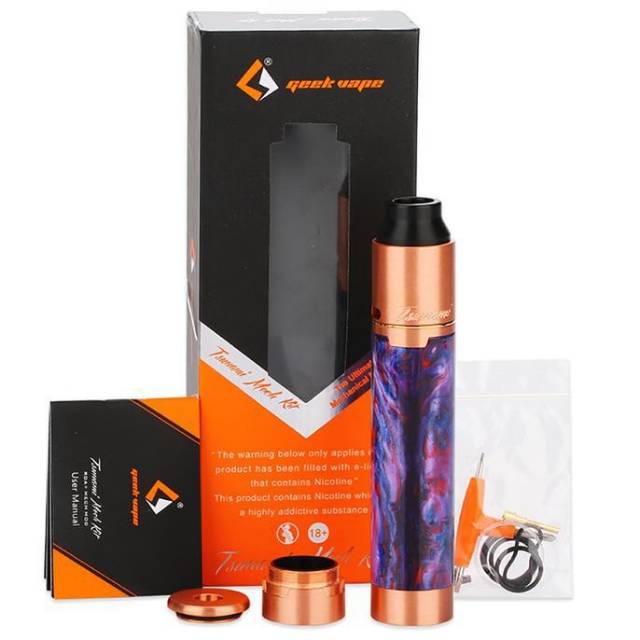 Geek Vape Tsunami Mech Kit Resin Purple Authentic Shopee Indonesia