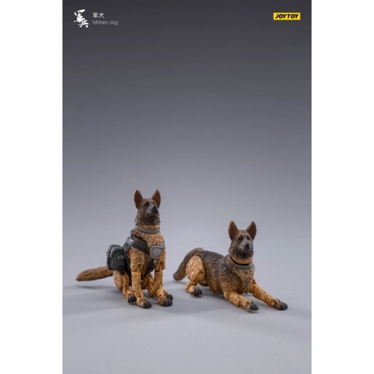 Figure JOYTOY Military Dog for figure 1/18 ( 2 pcs ) Original Joytoy