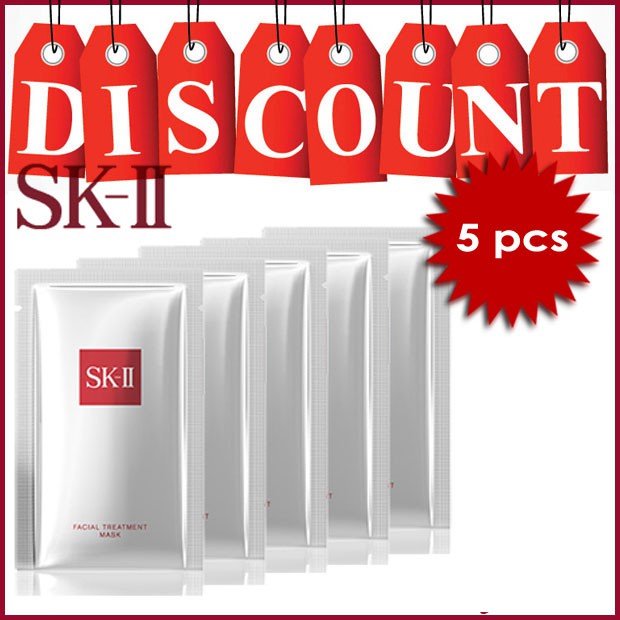 SKII/ SK2/ SK II FACIAL TREATMENT MASK/ MASKER SKII ISI 5 PCS