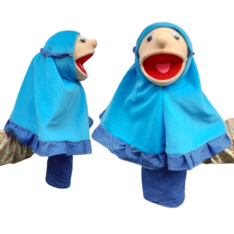 Boneka Dongeng Santri Muslim Mukena | Muppet Santri