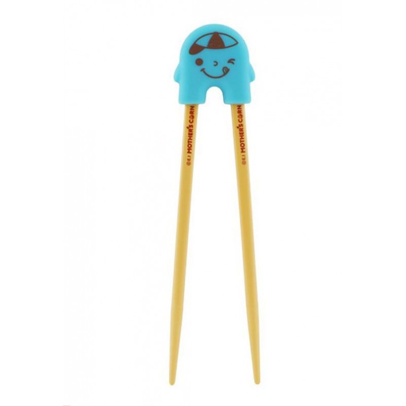 Mother's Corn Chopsticks Training Set Step 2 - Blue