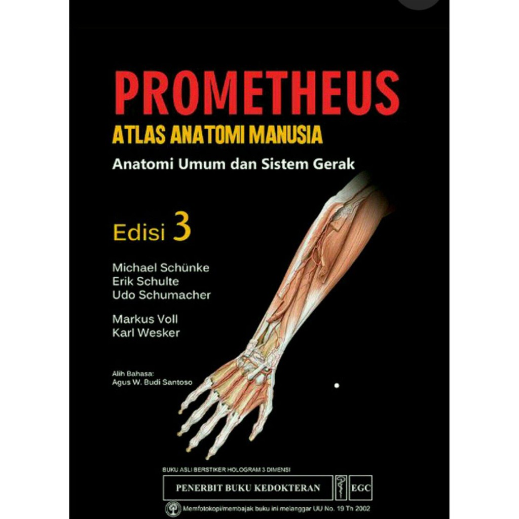 PROMETHEUS Atlas Anatomi Sistem Gerak Edisi 3 sparepart murah