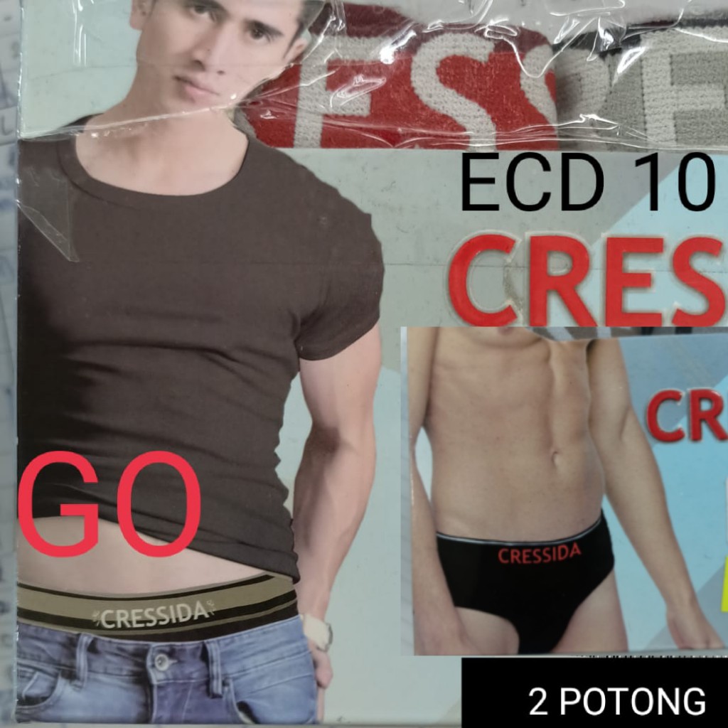 gof CRESSIDA-ECD.10D.RIB CELANA DALAM PRIA Cressida Underwear 100% Original