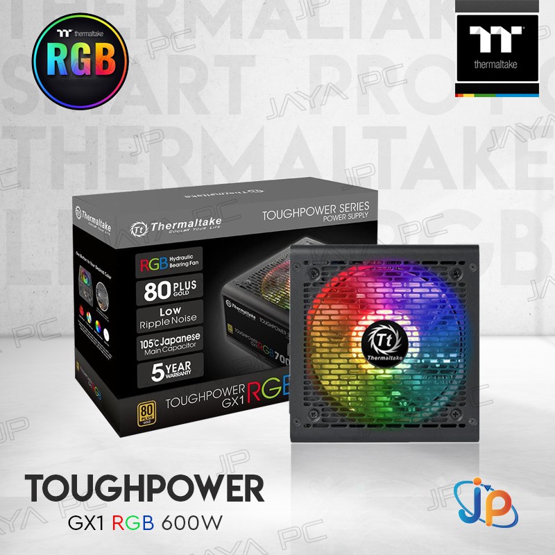 Thermaltake ToughPower GX1 80+ RGB 600Watt PSU/ Power Supply 600 W