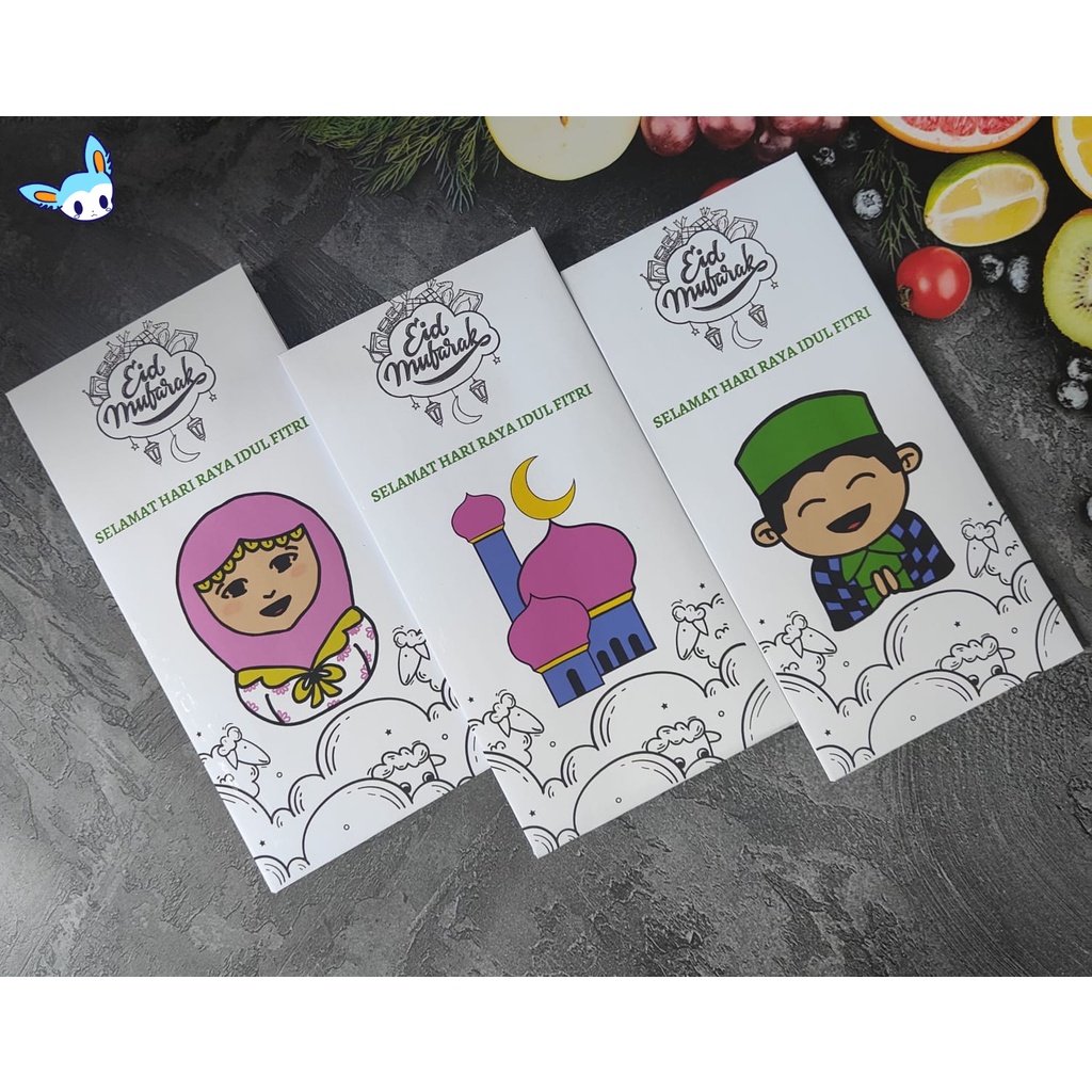 

Amplop THR Lebaran Eid Mubarak Kartu Ucapan Idul Fitri Doodle Panjang