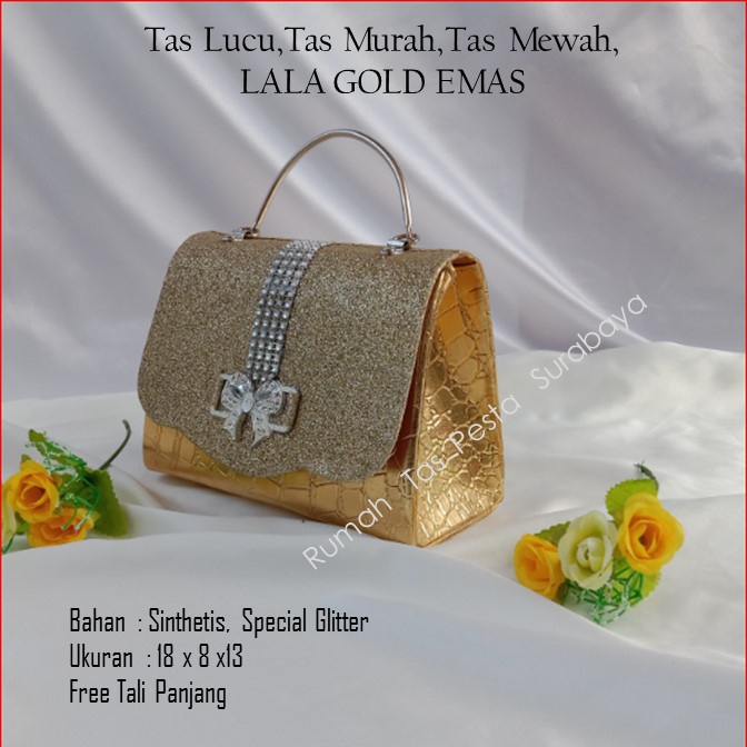 Tas Lucu,Tas Murah,Tas Mewah,LALA GOLD EMAS