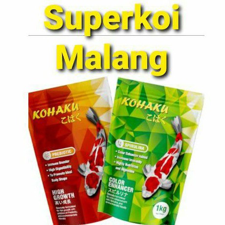 Kohaku Color Growth Grow Enhancer Spirulina Warna Pakan Koi Prebiotic