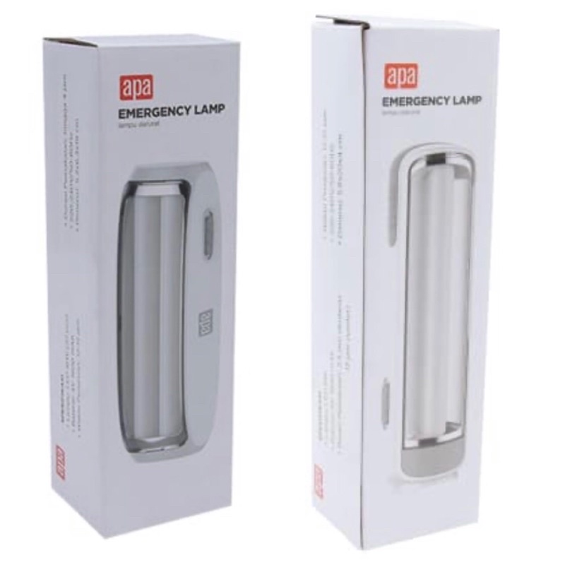 APA LAMPU LED EMERGENCY APA 8&amp;6 WATT/LAMPU DARURAT/LAMPU PORTABEL/LAMPU MEJA/LAMPU CAMPING