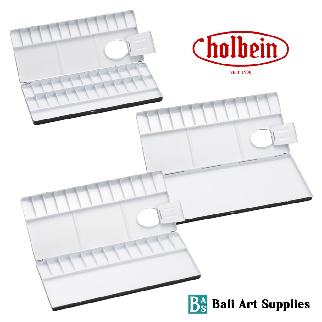 

Holbein Aluminum Watercolor Palette (13 / 26 / 39 wells)