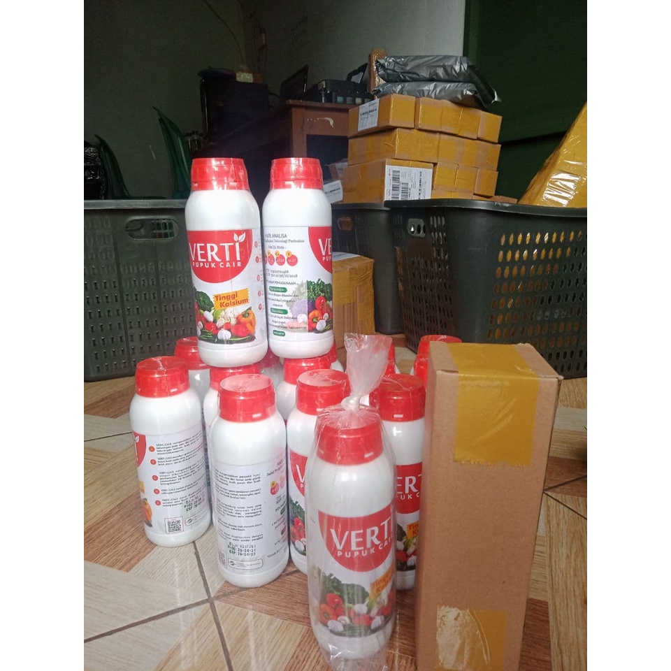 PUPUK KALSIUM SEMPROT PELEBAT CABE Verti-Cals 500 ML - Pupuk Mujarab Alami Mengatasi Rontok Cabe Kuning Busuk Melebatkan Cabe Maksimal, Obat Cabe Kuat dan Merangsang Bunga dan Buah Cabe Terbaik - Pupuk Cabe Terlaris 500 ML-8