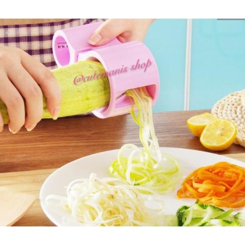 

Spiral Cutter Sharpener Veggie Twister Rautan Asahan Pisau Wortel Buah