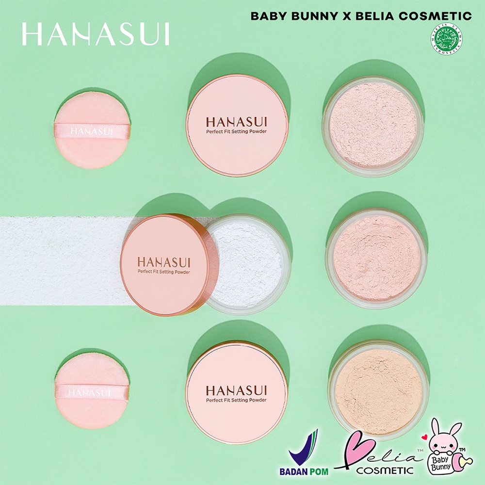 ❤ BELIA ❤ HANASUI Perfect Fit Setting Powder | Loose Powder | Bedak | BPOM