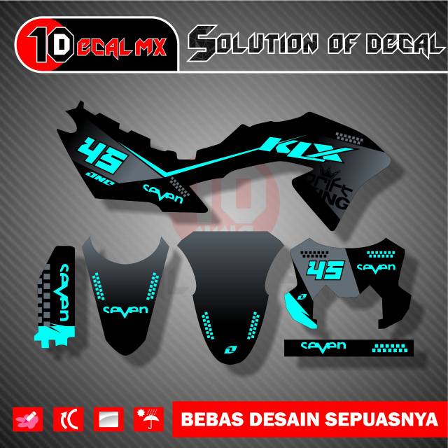 Decal klx bf toska simple